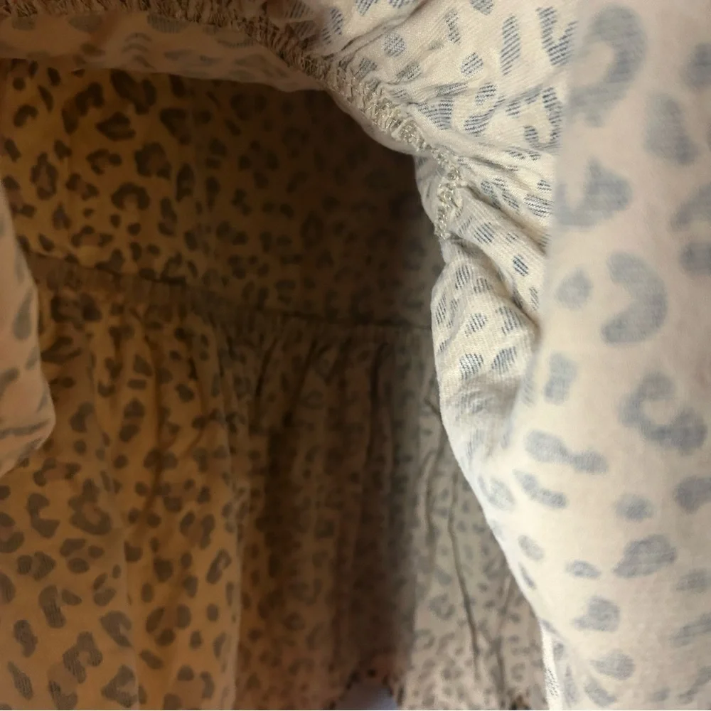 Carter’s Leopard Print Dress Girls Size 14 Tan Black